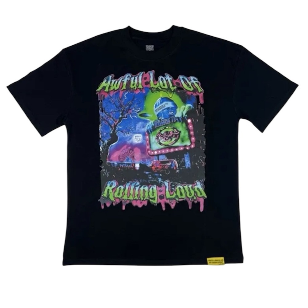 ALOCS x Rolling Loud Black Graphic Tee L NWT